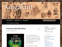 Tablet Screenshot of amgalant.com
